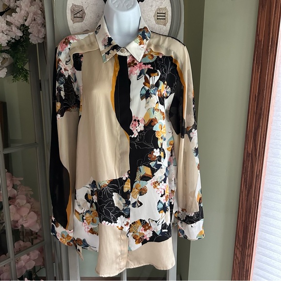 3.1 Phillip Lim Tops - 3.1 Phillip Lim Multicolor Floral Blouse, I have both sizes M and L